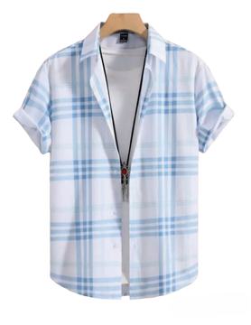 Picture of Mens regular fit half sleeves casual shirt #12