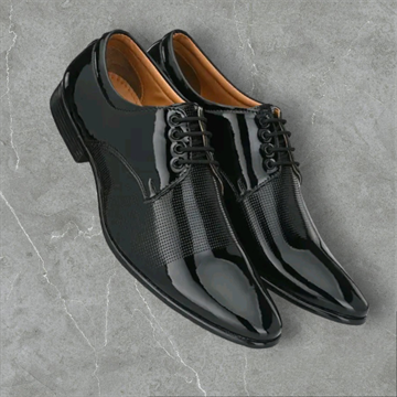 Picture of Mens black formal shoes synthetic leather #25