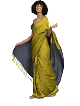 Picture of Women cotton silk beautiful saari ethanic wear #27