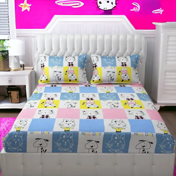 Picture of Double bedsheets with 2 pillow covers #88