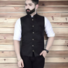 Picture of Half sleeves formal nehru coat for mens #41