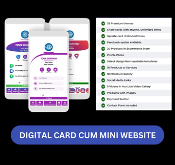 Picture of Digital card cum mini website #53